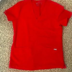 Womens figs scrub top.